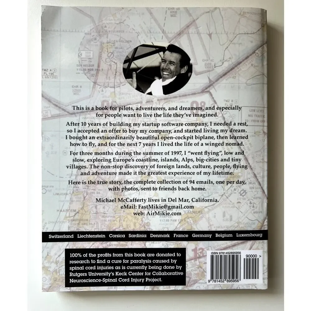 The Spirit Of Adventure Michael McCafferty New Paperback Book Biplane Europe